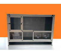 BK40 stříbrná, černé pletivo