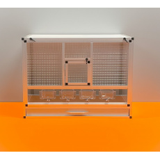 Bednová klec - hliníková výpln, šířka 70cm