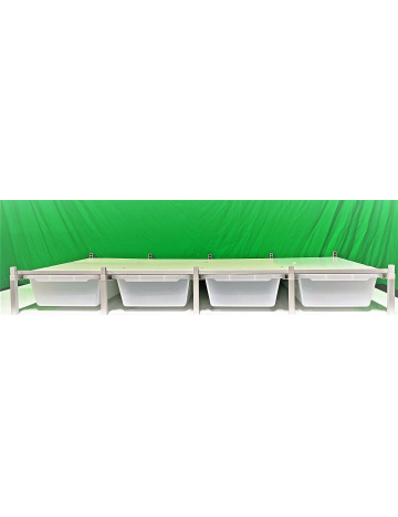 Rack Aluhobby KP8 - jedno patro