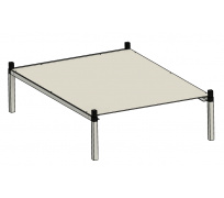 Rack  Aluhobby K1 -  jedno patro pro jeden box
