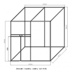 Voliéry z profilů 20x20